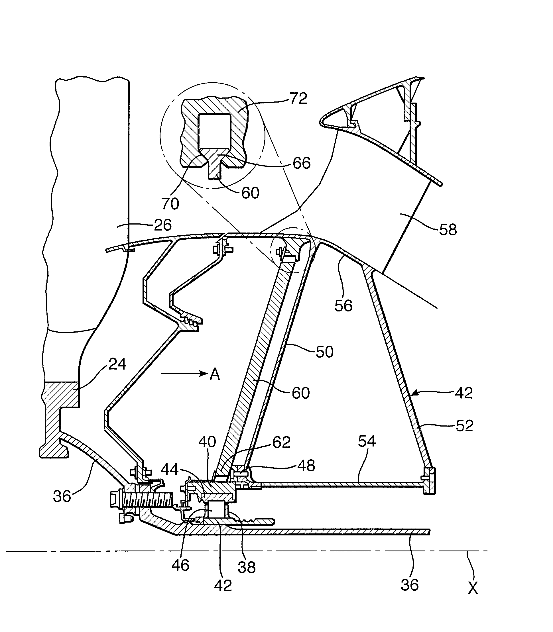 Turbofan gas turbine engine