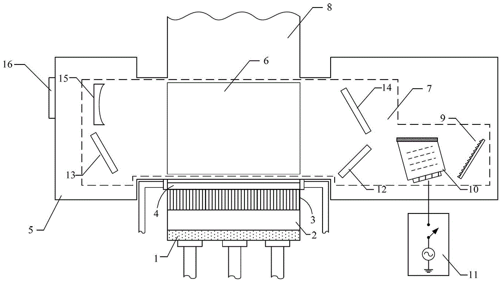 Acousto-optic Q-adjusting airflow chemical laser apparatus