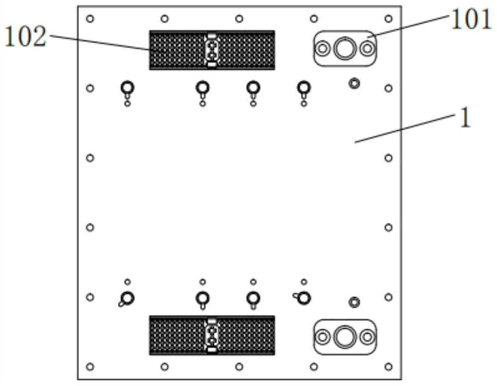 Double-backboard structure and ATR case thereof