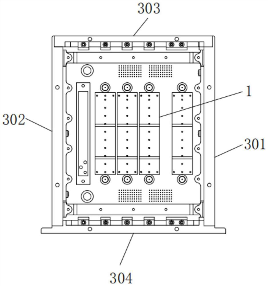 Double-backboard structure and ATR case thereof