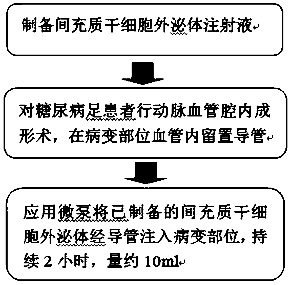 Preparation method of stem cell exosomes and novel application thereof