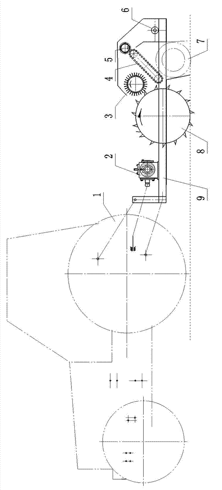 Machine for picking up, cleaning up and packaging residual film