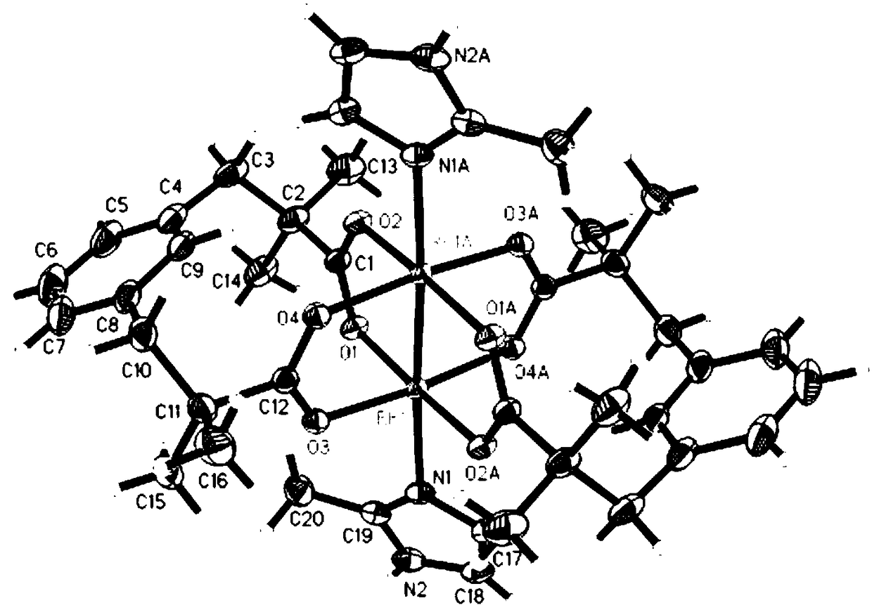 Immobilized binuclear rhodium metal complex catalyst and preparation method and application thereof