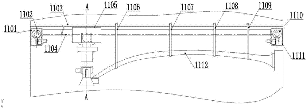 High- and low-voltage switch cabinet capable of performing intelligent cleaning