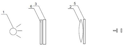 Non-contact ophthalmic optical measuring scale