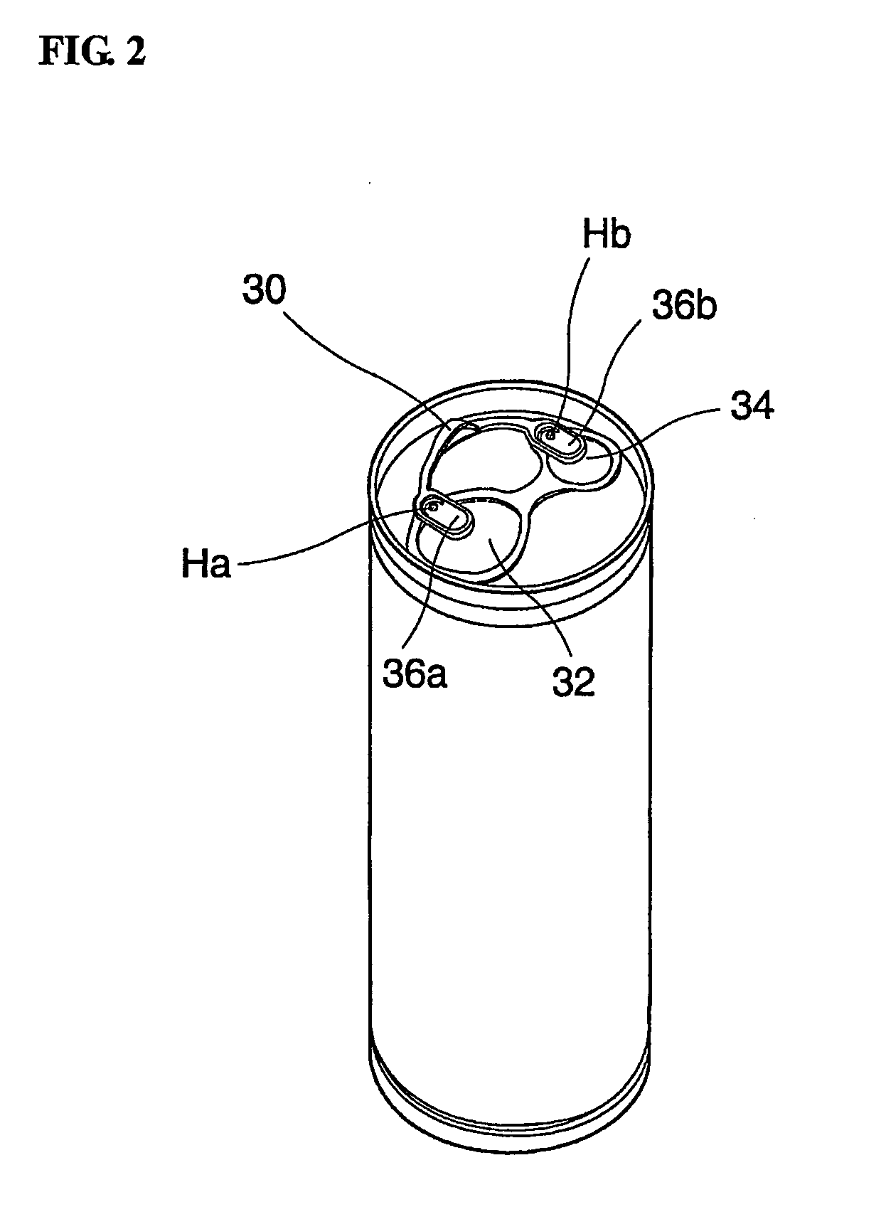 Opening device for can