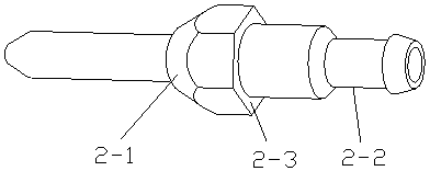 A one-cable dual-core lc-type optical fiber connector