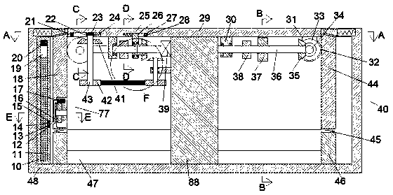 Chemical experiment bench fire extinguishing device