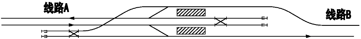 A rail transit rail connection station wiring system and its operating method