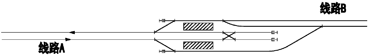 A rail transit rail connection station wiring system and its operating method