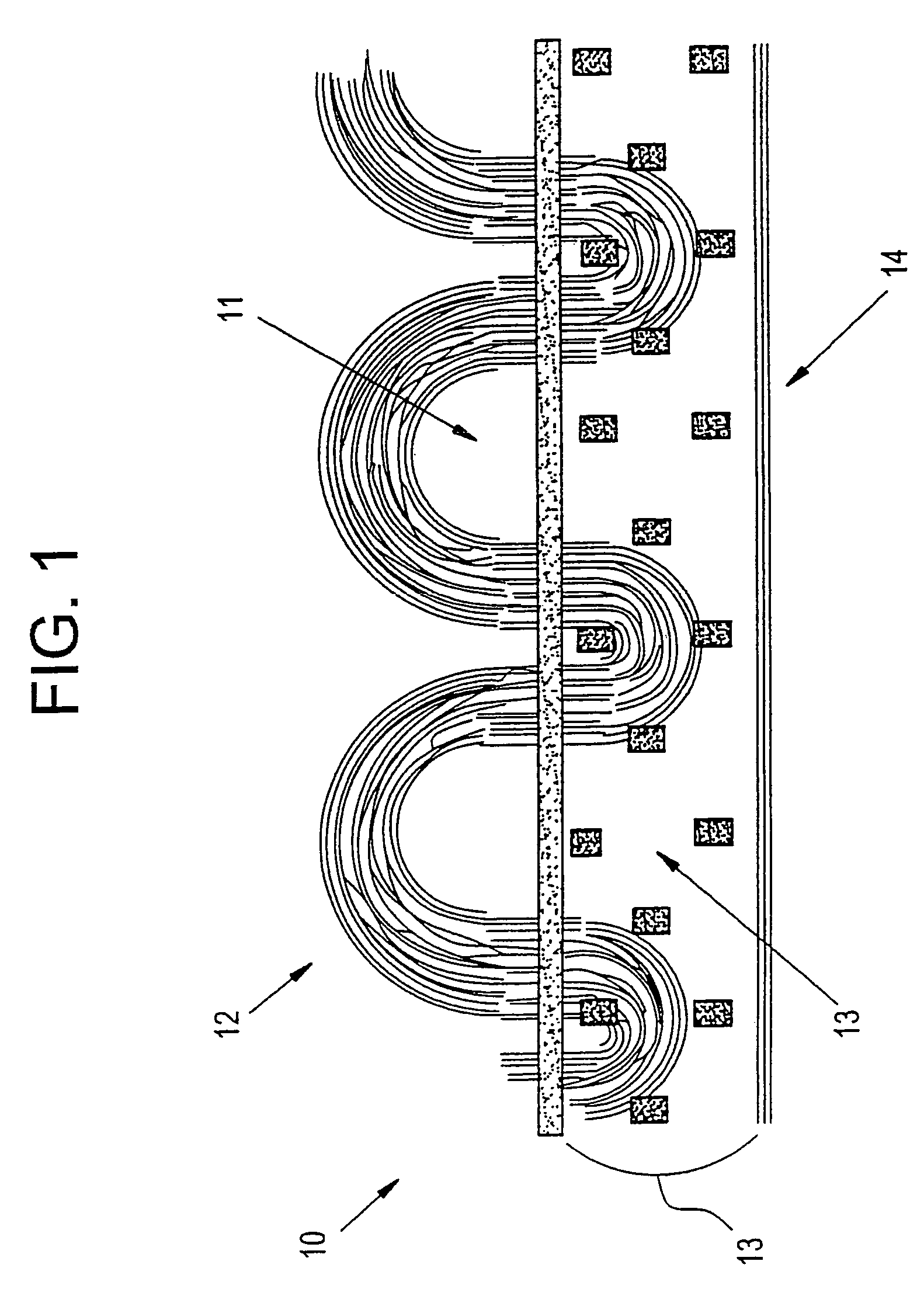 Homogeneously branched ethylene polymer carpet, carpet backing and method for making same