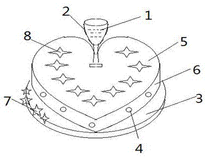 Chocolate liquor core goblet cake