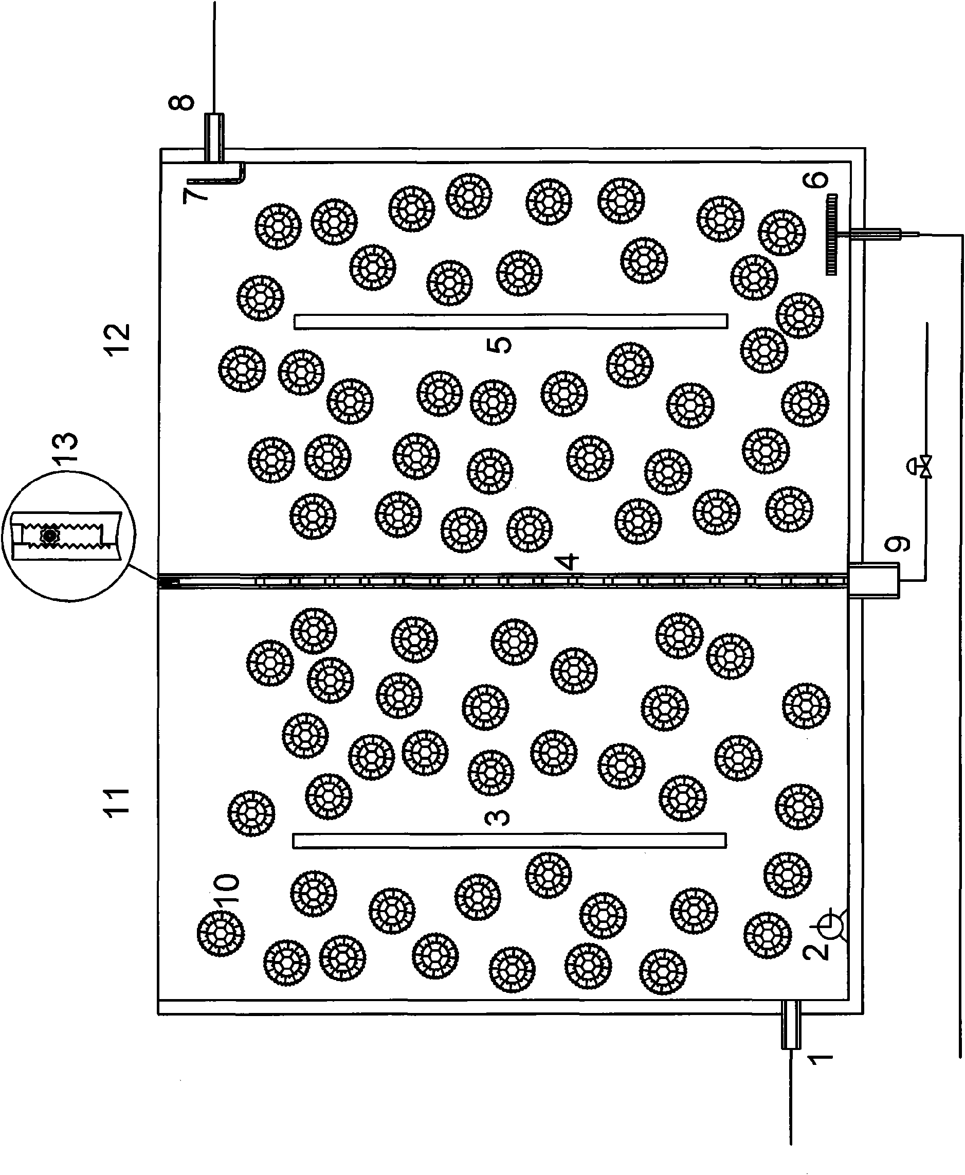 Novel internal circulation moving bed biological film reactor