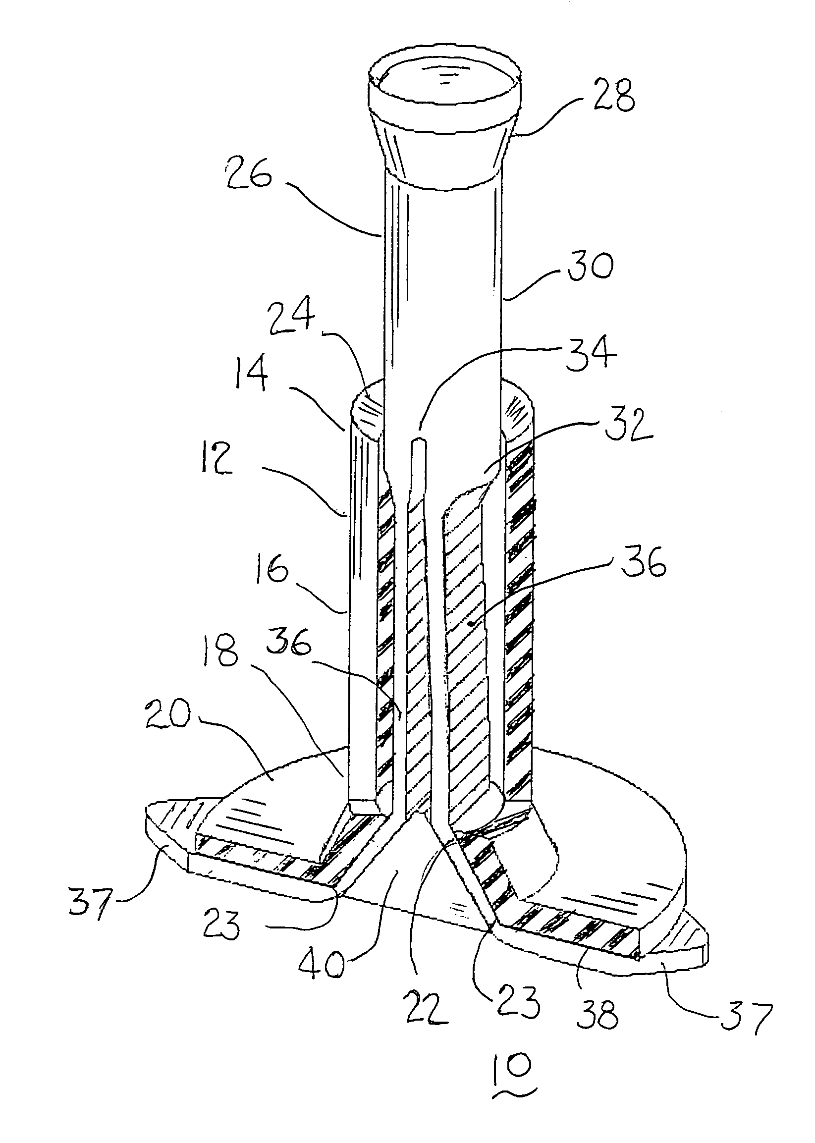 Adjustable golf tee