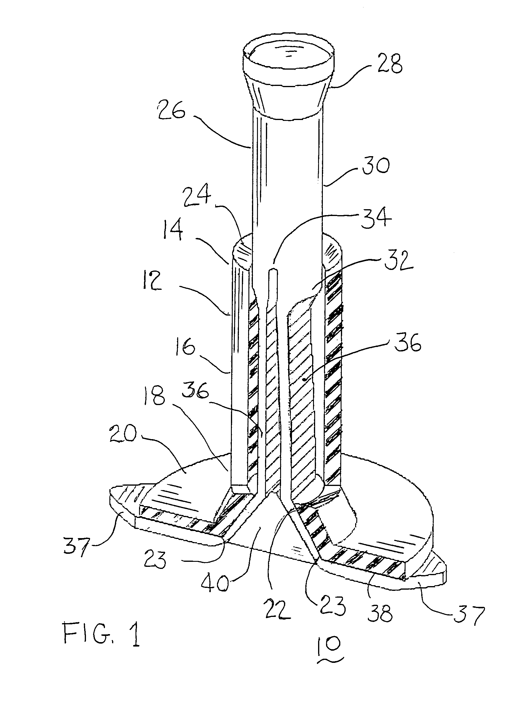 Adjustable golf tee