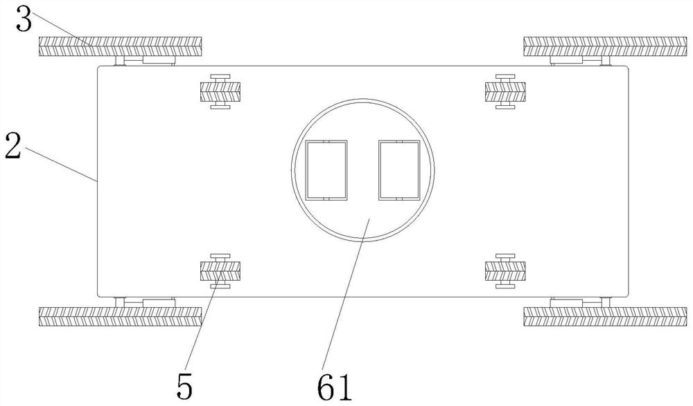 Robot walking device and implementation method thereof