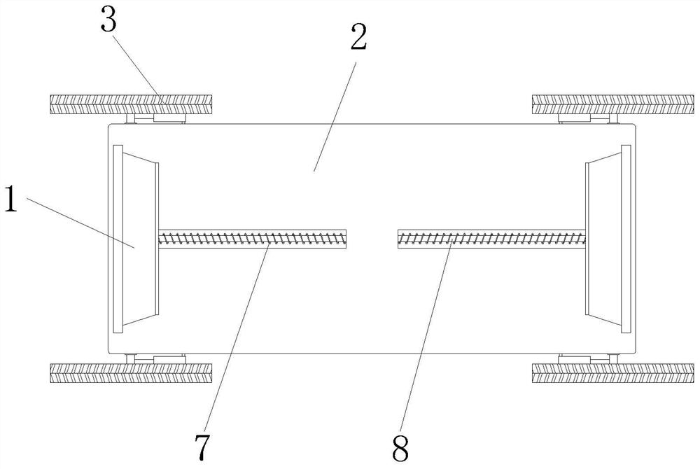 Robot walking device and implementation method thereof