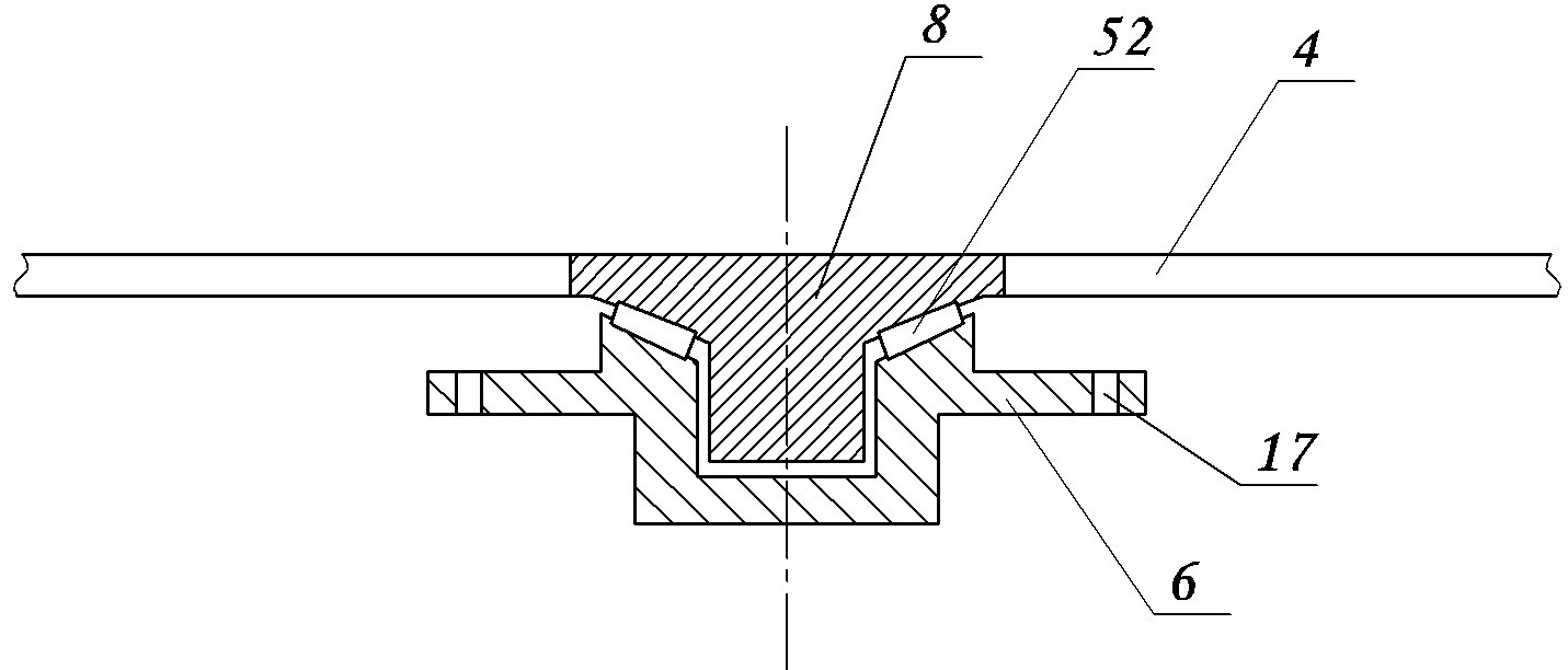 Quick construction hanging bracket for external wall of large storage tank