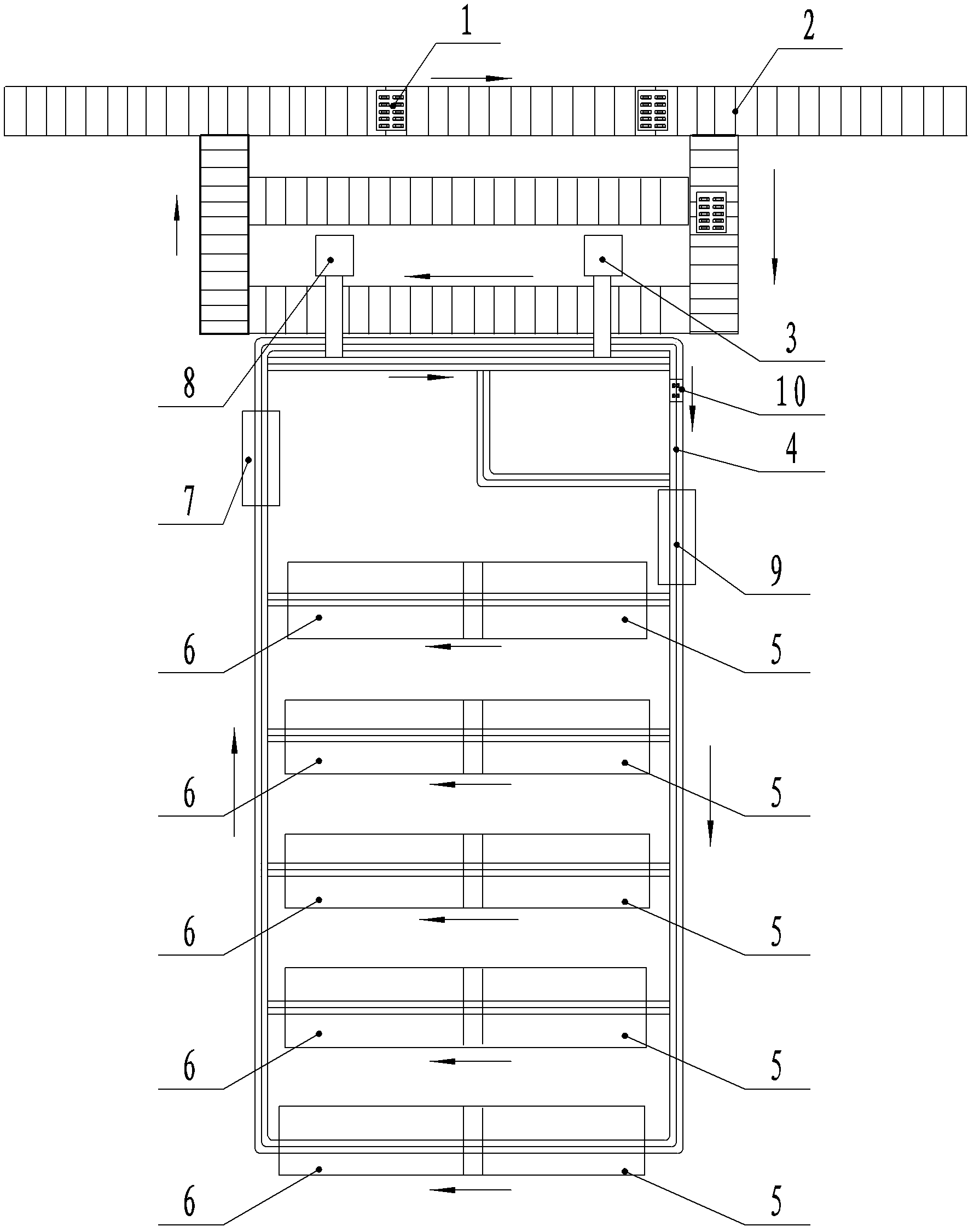 Mutual inductor automation detecting system