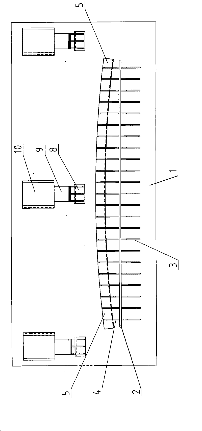 Cold-bending processing equipment and method of steel pipe