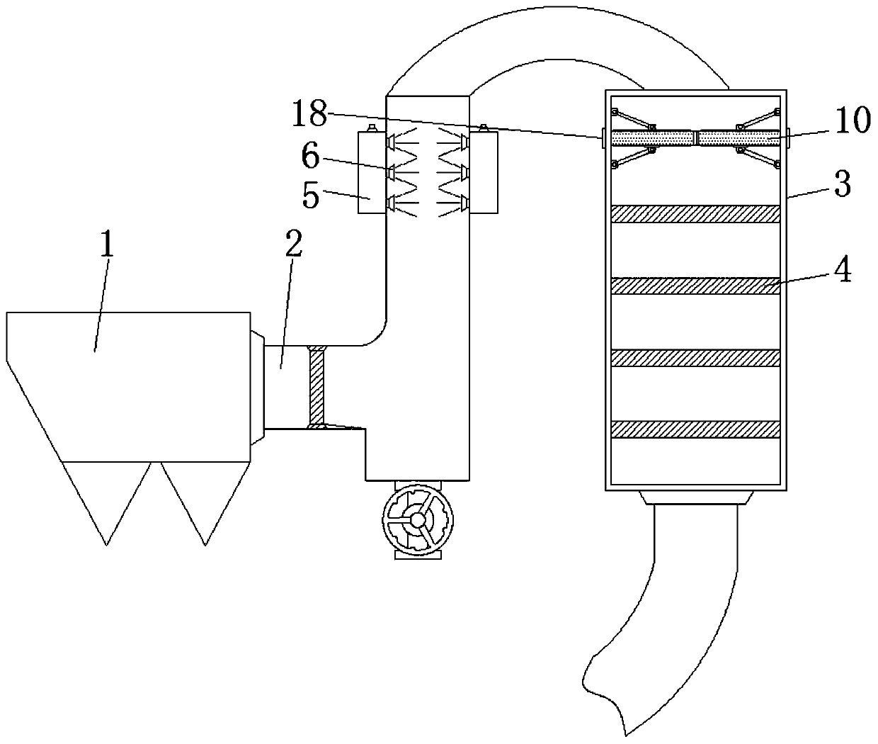 Flue gas denitration equipment