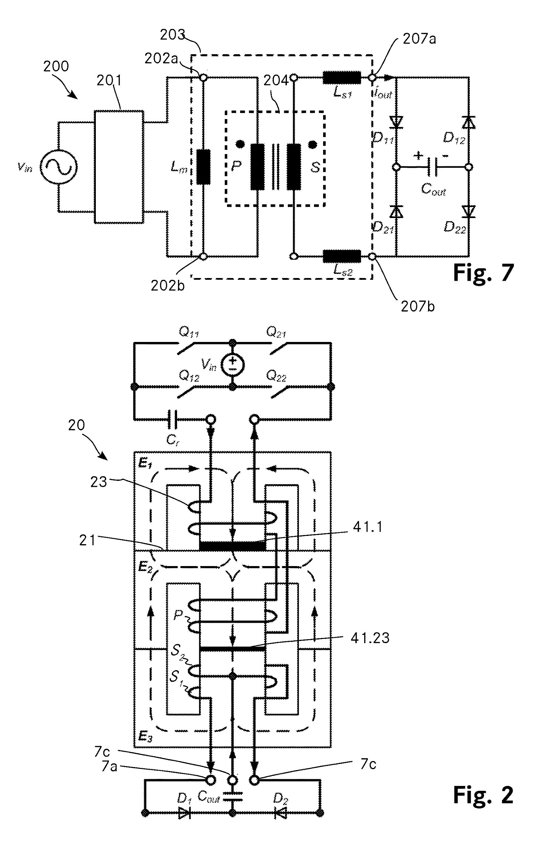 Integrated magnetic component