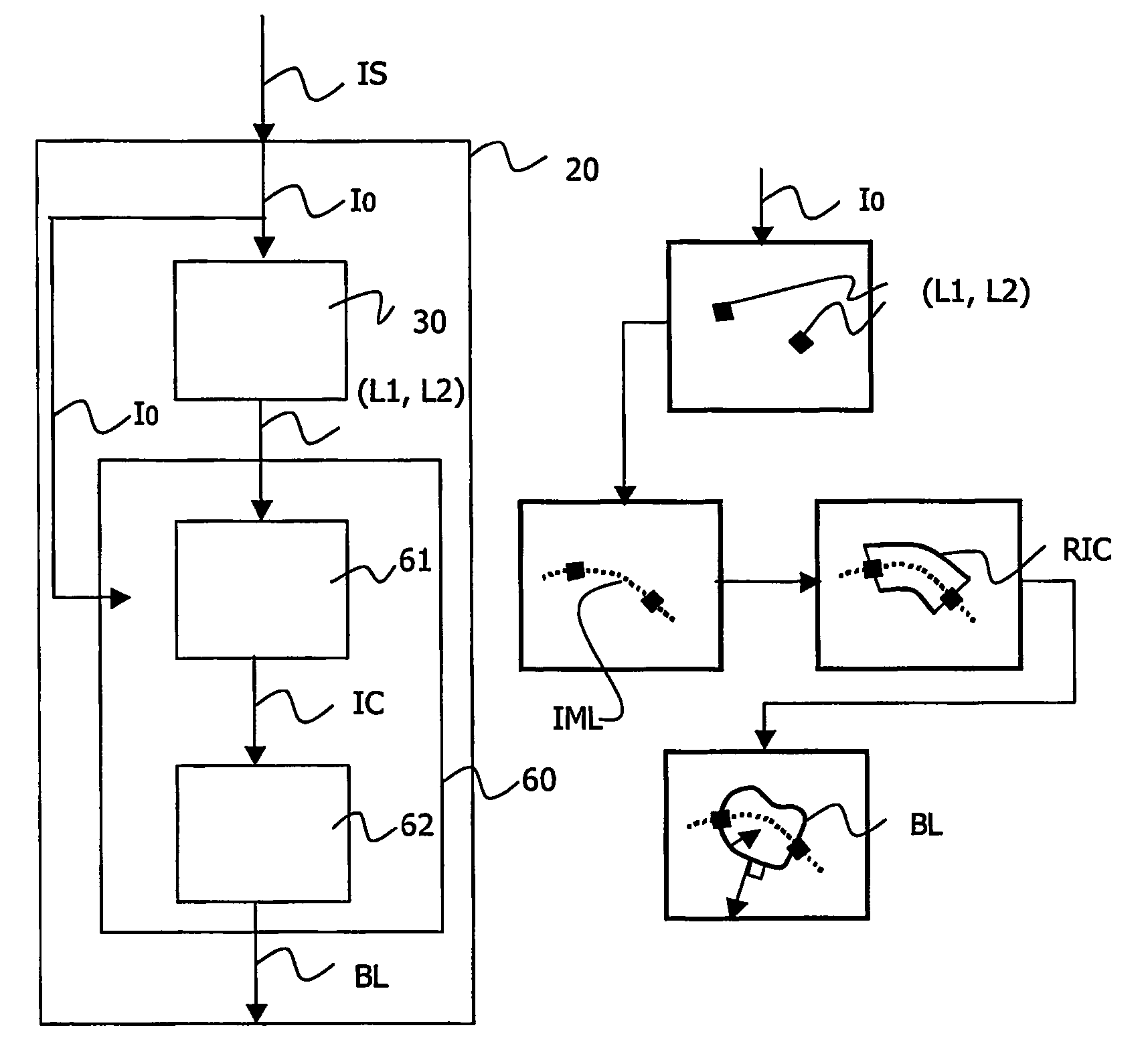 Medical viewing system and method for detecting borders of an object of interest in noisy images