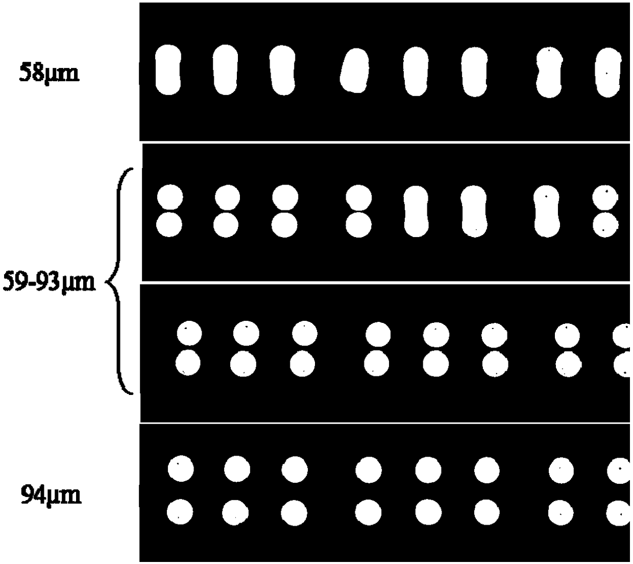 Method for direct ink-jet printing of short channel electrodes