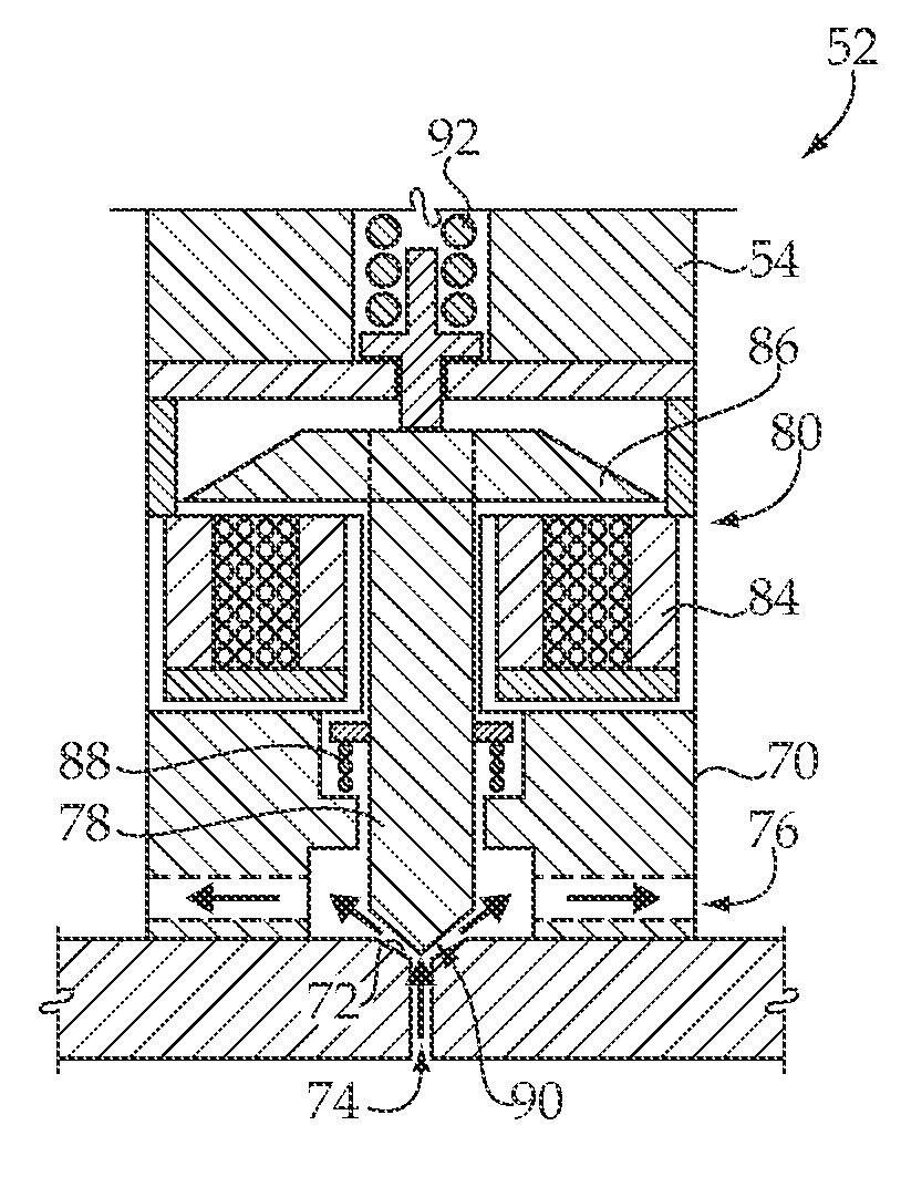 Pressure control in low static leak fuel system