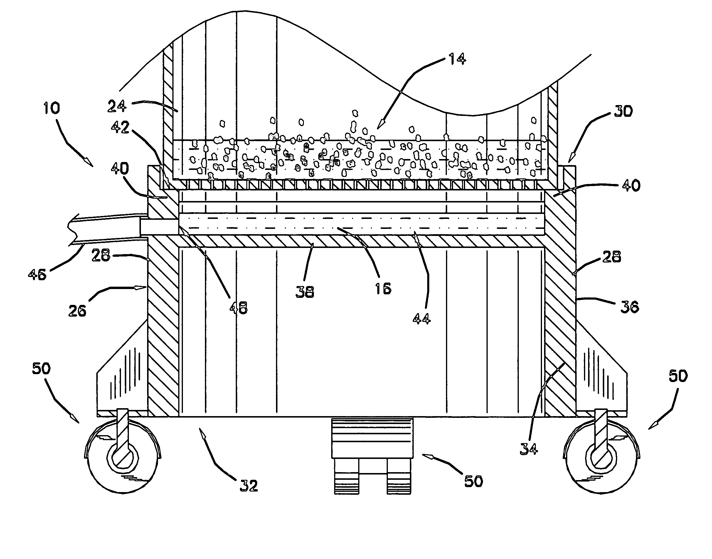 Apparatus for use in reclaiming coolant used in cutting machines