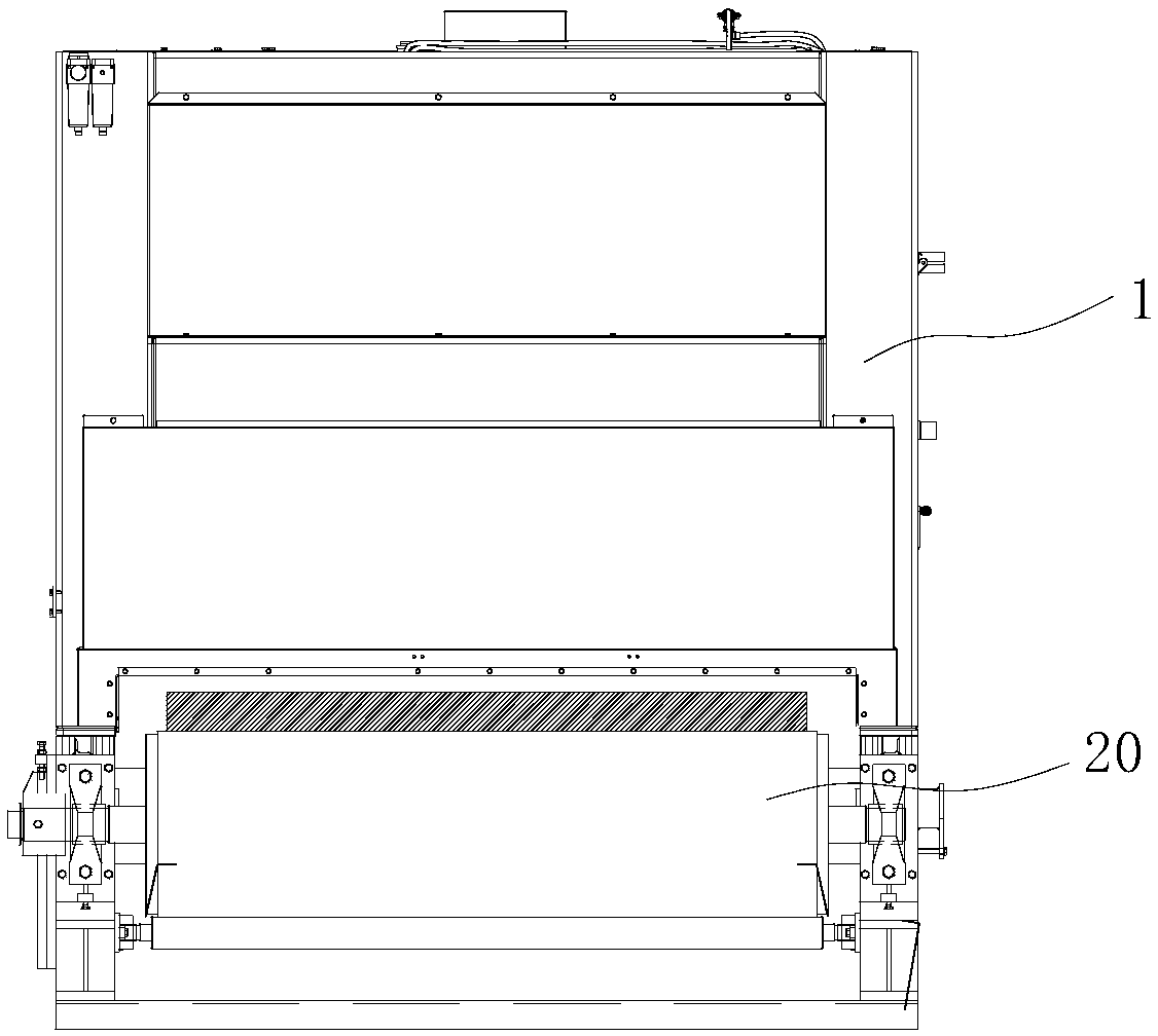 Stone thicknessing machine