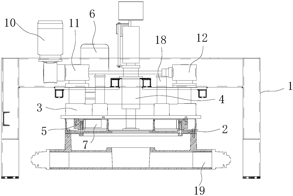 Stone thicknessing machine