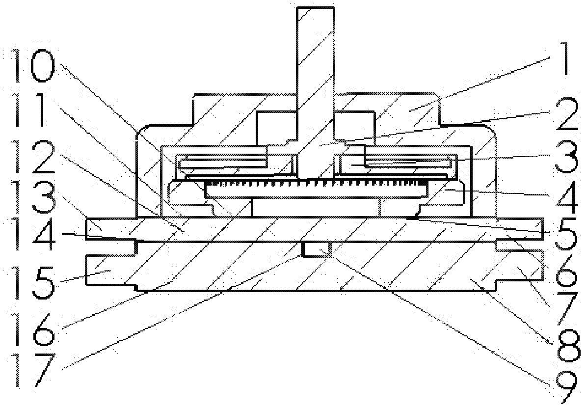 Thermoelectricity cooling device of ultrasonic motor