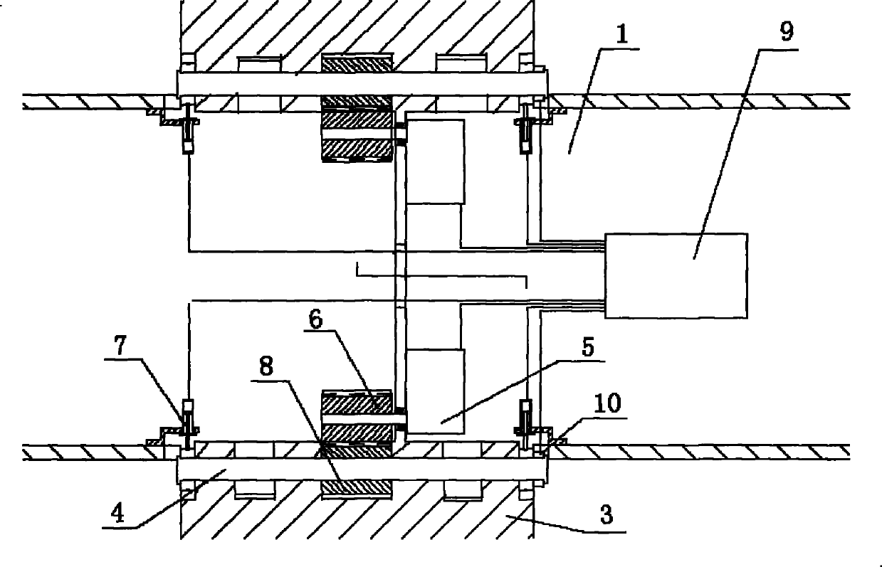 Three-body type submarine