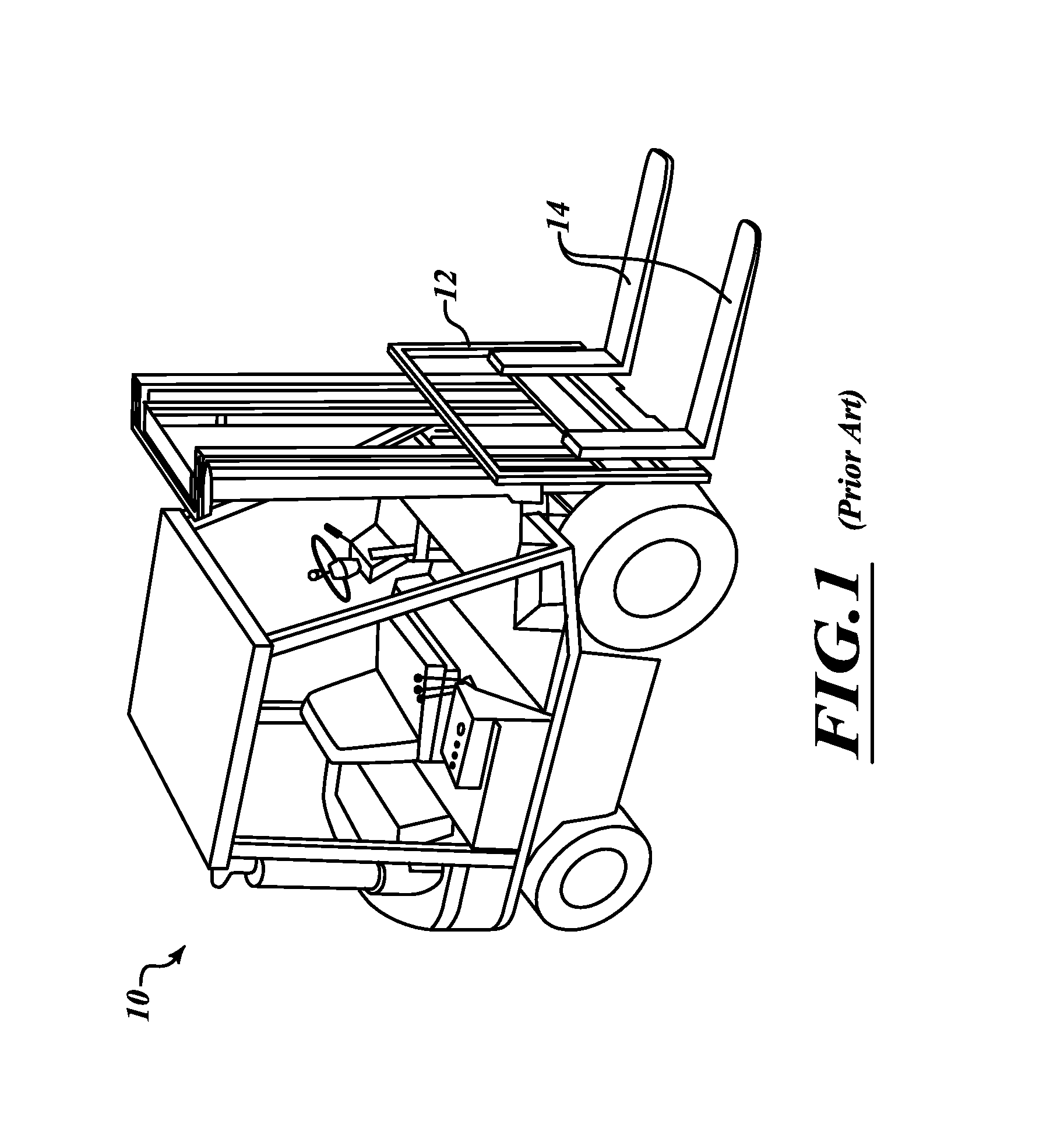 Forklift scale, load cell thereof and method of measuring a forklift load