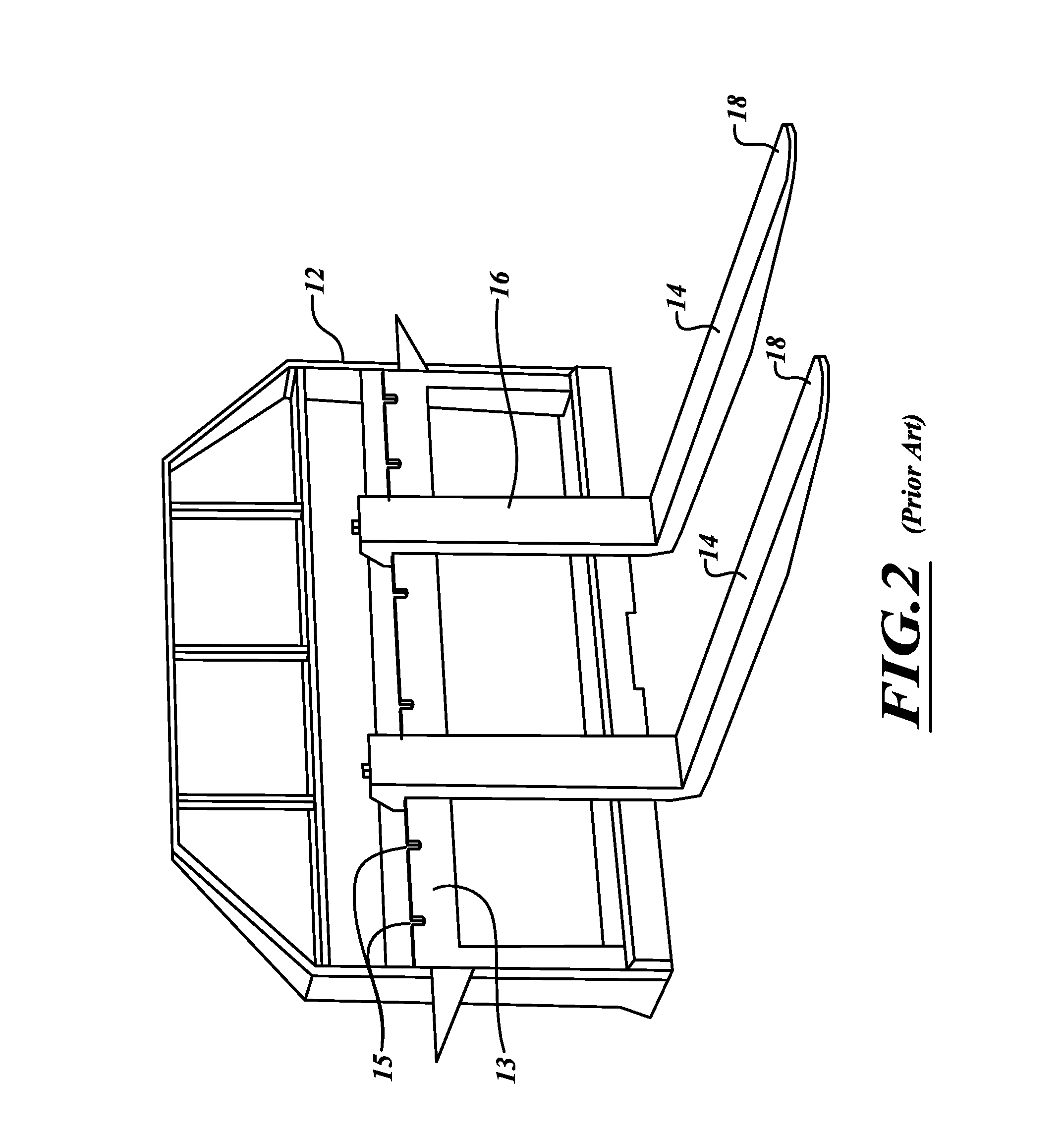 Forklift scale, load cell thereof and method of measuring a forklift load