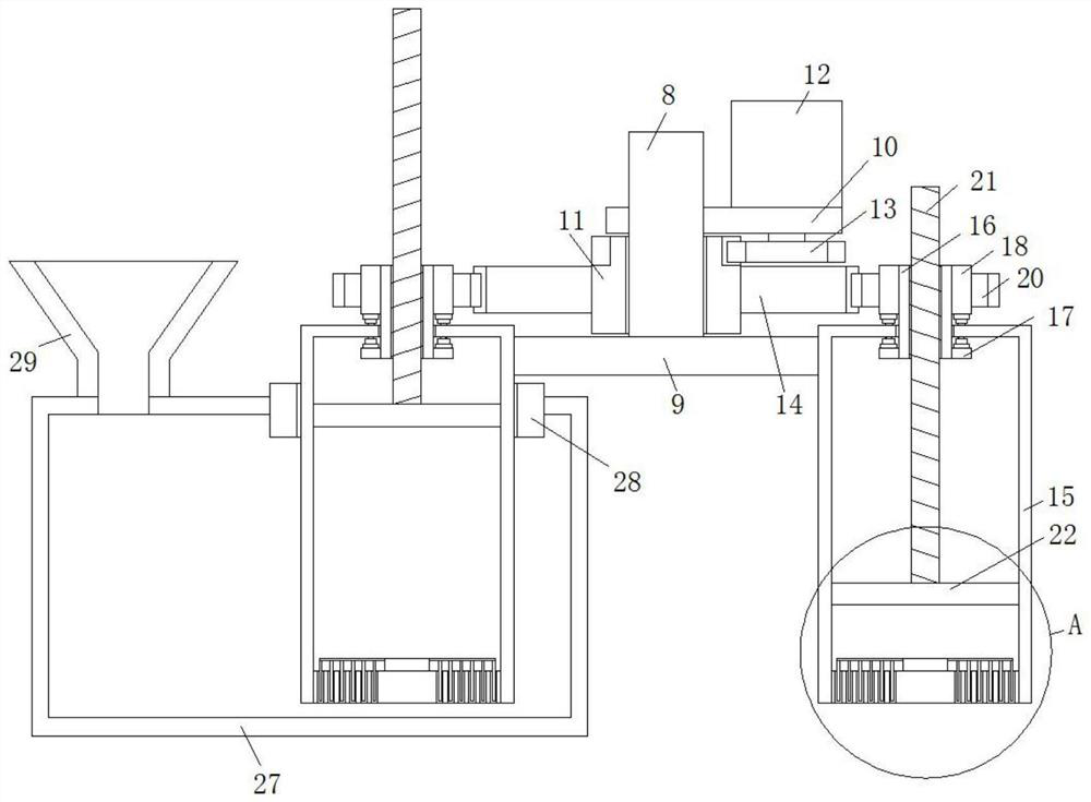 A continuous frying device for hollow crisp production