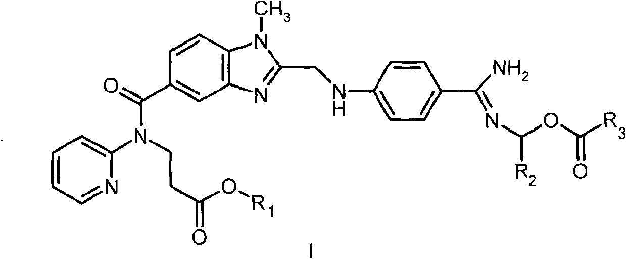 Dabigatran ester derivatives as prodrug