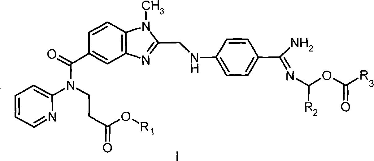 Dabigatran ester derivatives as prodrug