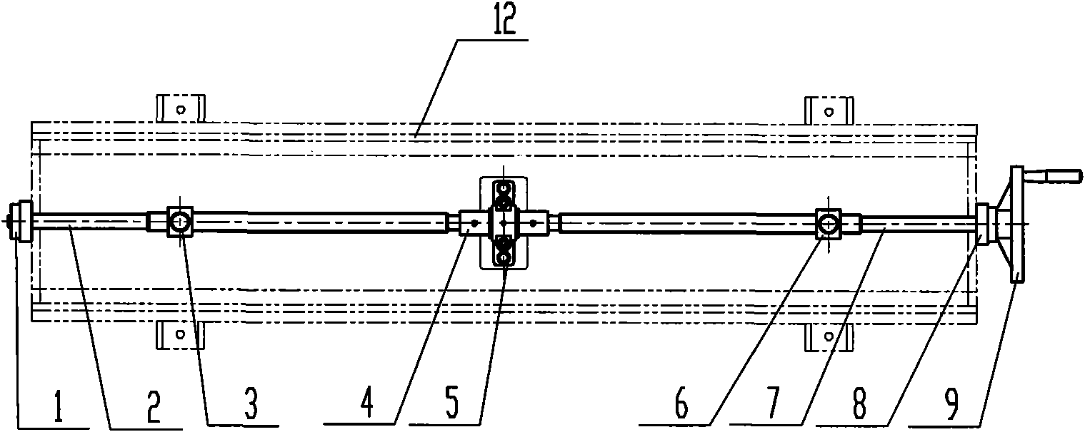 Adjustment device of adjustable roller frame