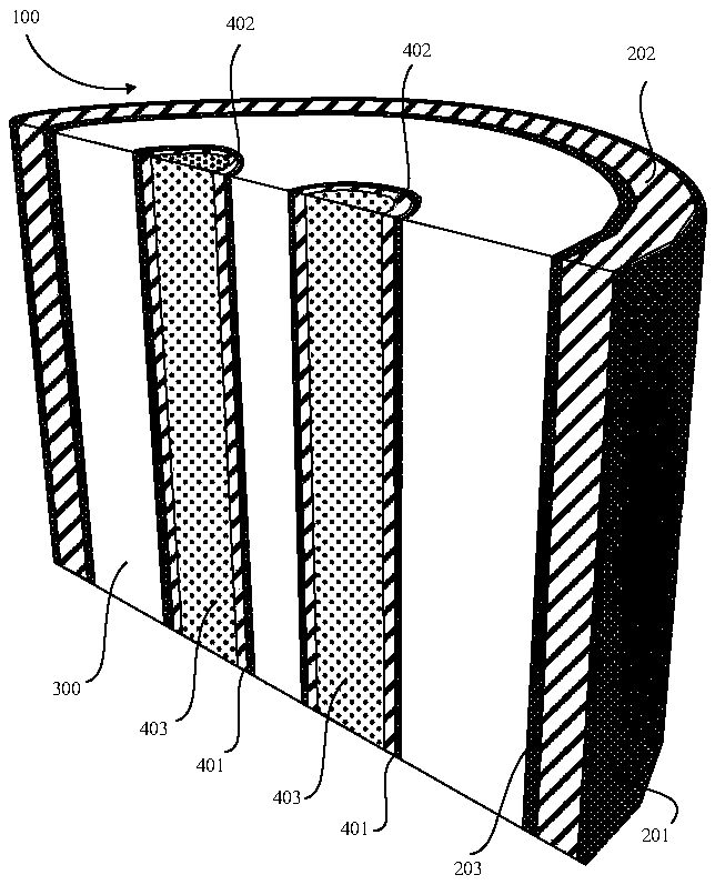 Low prevention zone difference transmission structure employing silicon through hole and interlayer interconnection structure