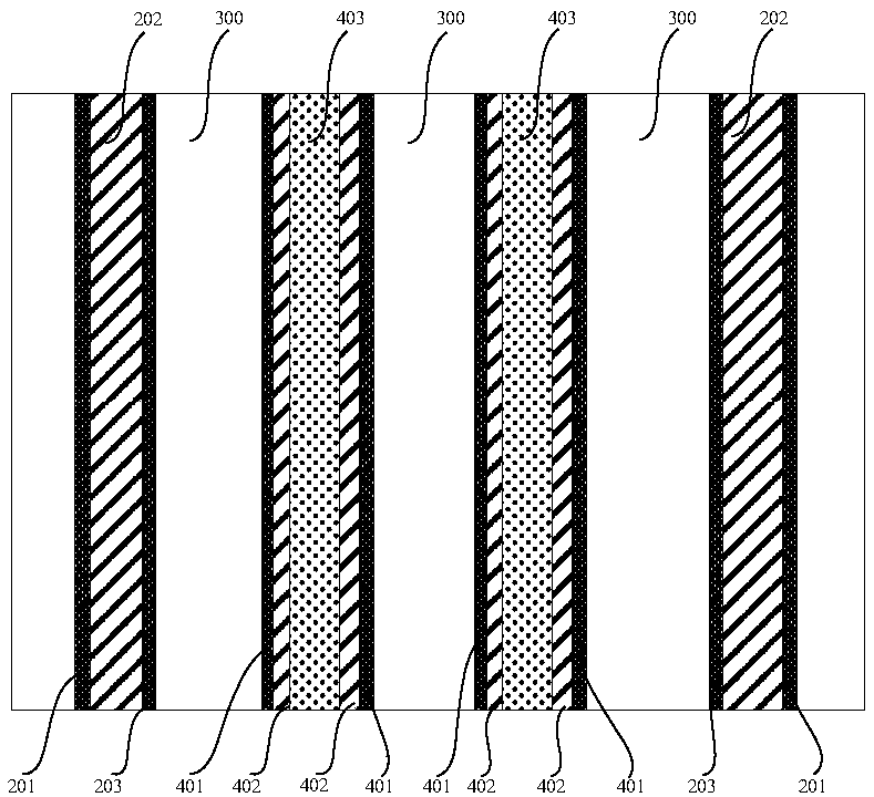 Low prevention zone difference transmission structure employing silicon through hole and interlayer interconnection structure