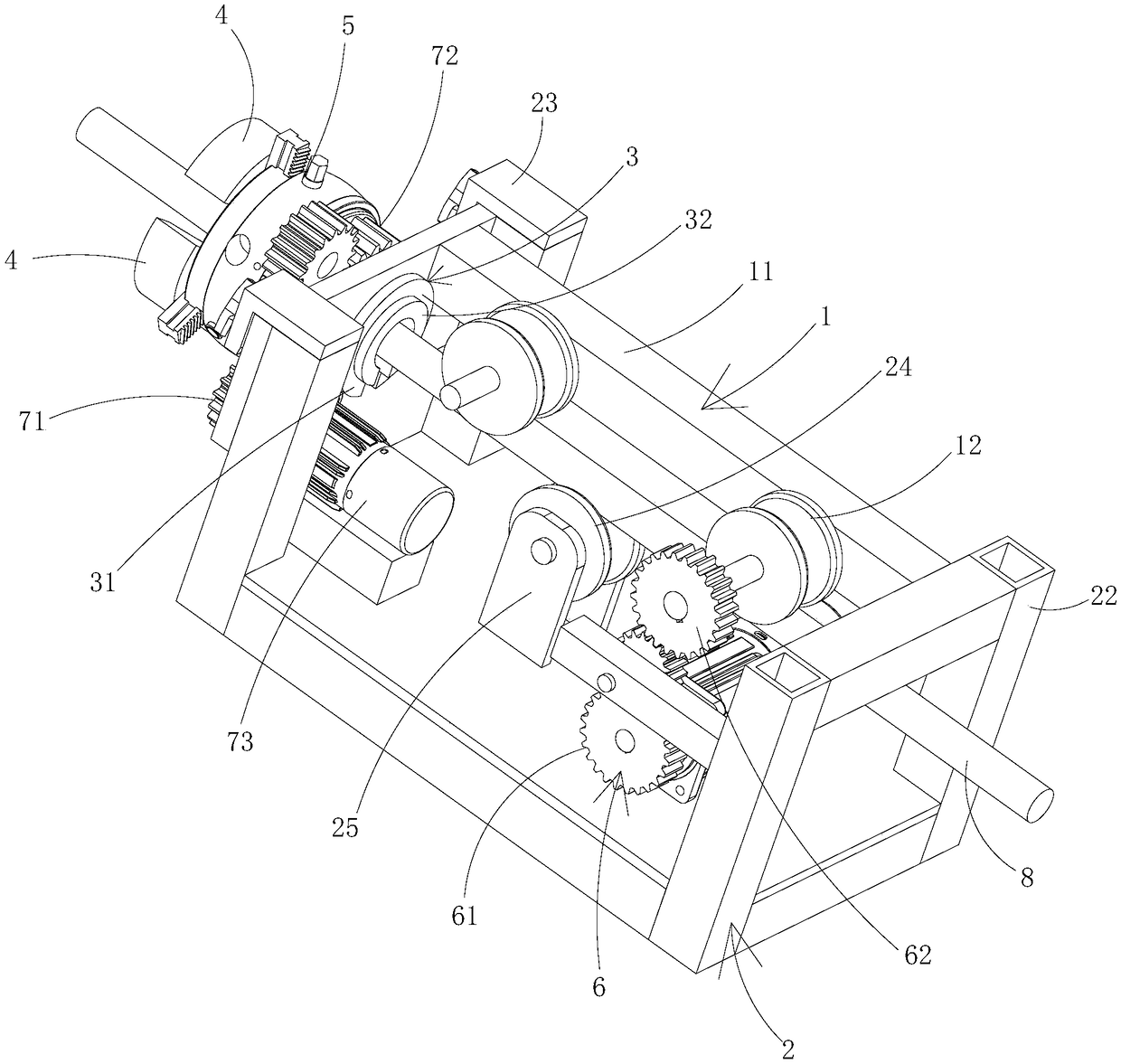 Power transmission line deicing device