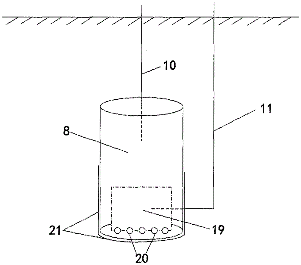 A test device for simulating natural gas leakage in soil