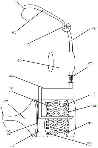 Chilled water storage system with purifying function