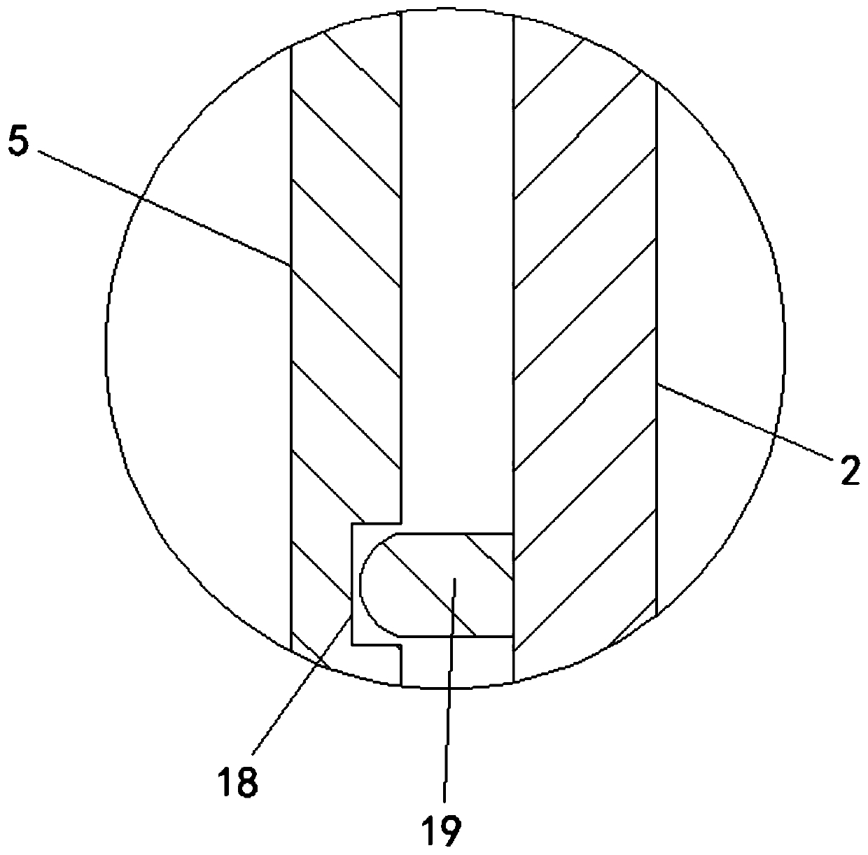 Automatic feeding device for fish farming