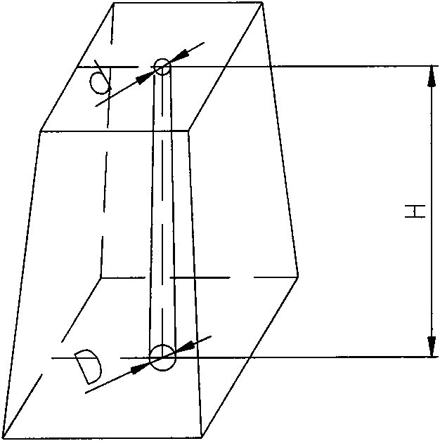 Bottom-blown air brick of top and bottom repeatedly blown converter and installing structure thereof