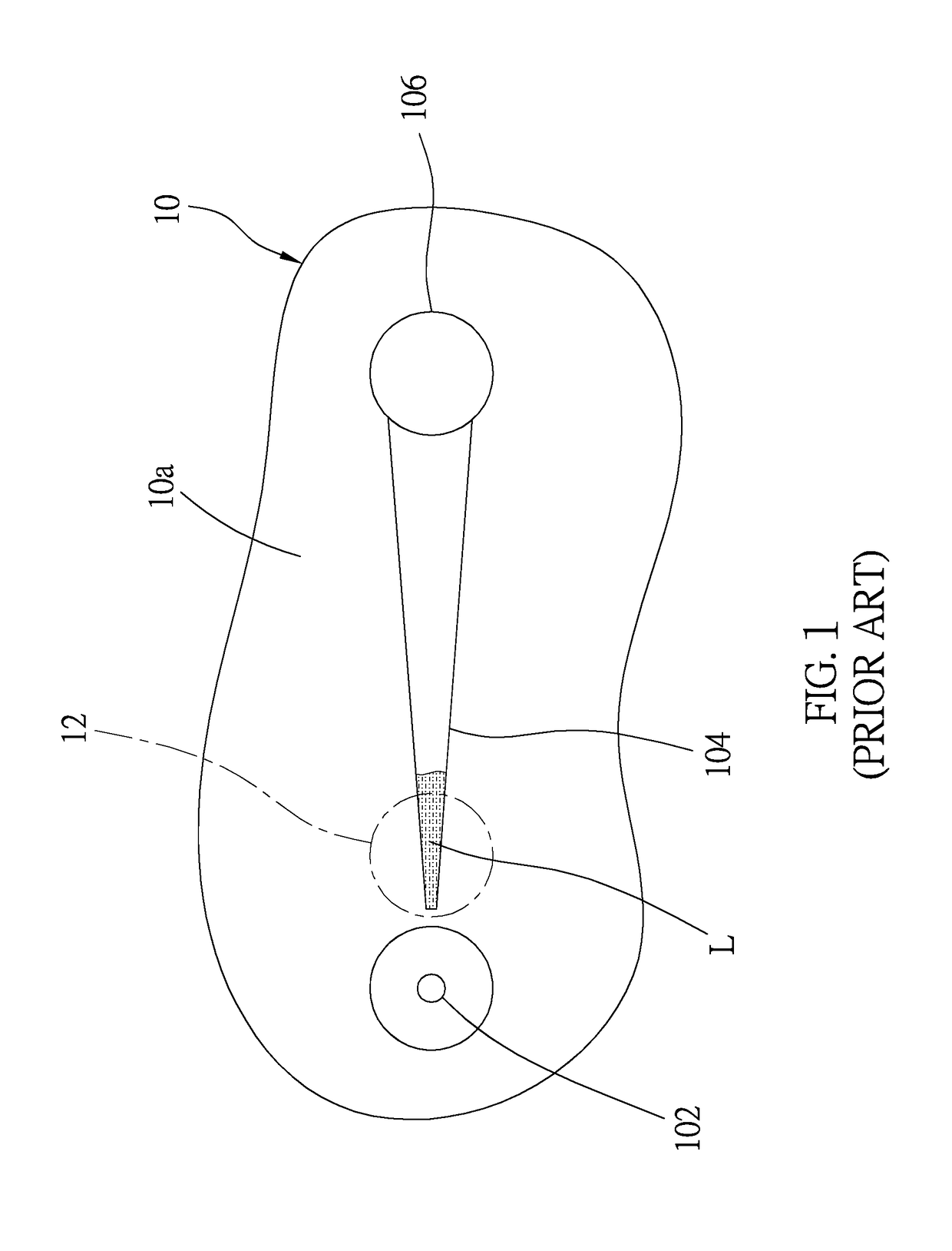 Plug member of gas valve