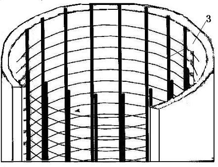 Suspending installation construction process method of structural foot margin anchor bolt