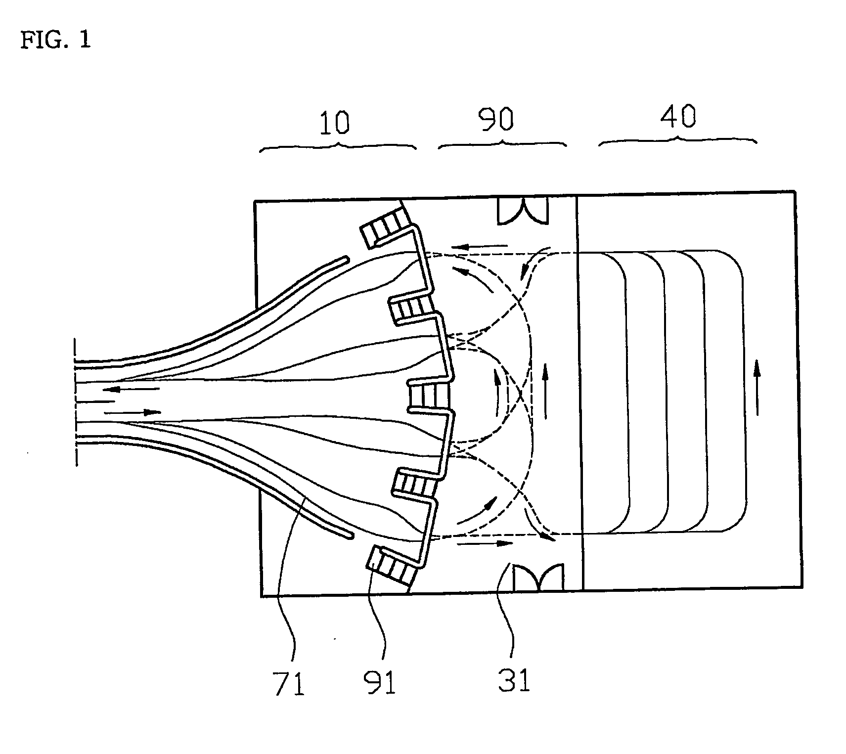 Terminal for guideway transit system